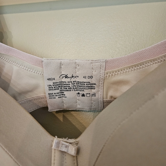 Playtex Beige Full-Coverage Bra - Picture 3 of 10